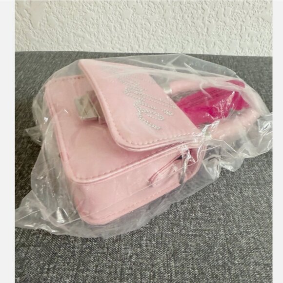 Barbie x ALDO Signature Jeweled Barbie Logo Micro Top Handle Bag - limited NEW - Picture 4 of 7
